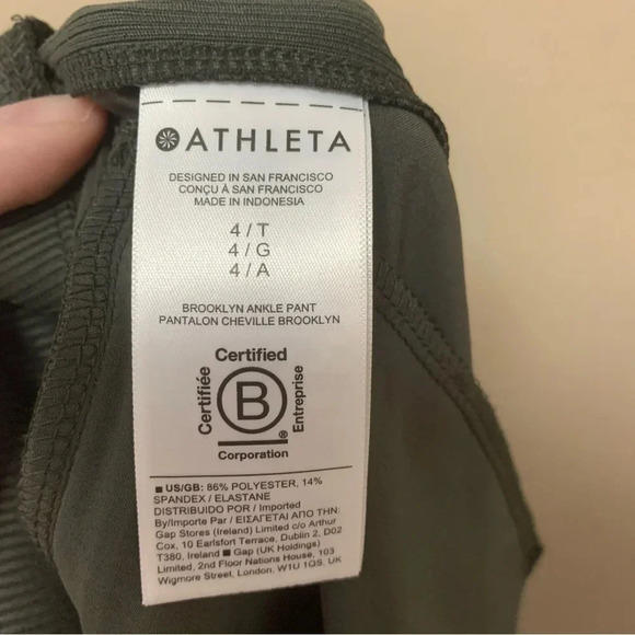 Athleta Brooklyn Ankle Pant in Gray Size 4 Tall - Picture 11 of 11